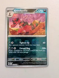 2025 Pokemon Black Bolt Krookodile (Master Ball) 059/086 NM - Image 1