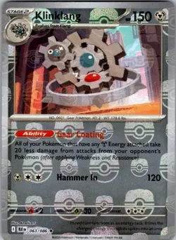 SV: Black Bolt #063/086 Klinklang (Master Ball Pattern) - Image 1