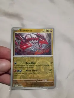 Pokemon TCG Eternatus SSP Rare Basic 150HP 230ATK 141/191 reverse holo - Image 1