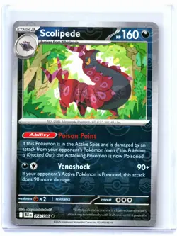 2025 Pokemon—Scolipede (Master Ball Pattern) #056/086 Black Bolt—Uncommon Holo - Image 1