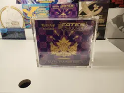 POKEMON TCG XY FATES COLLIDE SEALED ELITE TRAINER BOX ETB W/ ACYRLIC CASE - Image 1