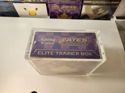 POKEMON TCG XY FATES COLLIDE SEALED ELITE TRAINER BOX ETB W/ ACYRLIC CASE - Image 2