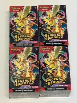 Ascended Heroes Pokemon Booster Bundles X4 Factory Sealed In Hand READY TO SHIP - Image 1
