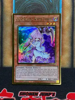 Yugioh Ghost Reaper & Winter Cherries MAGO-EN010 Gold Rare 1st Ed NM - Image 1