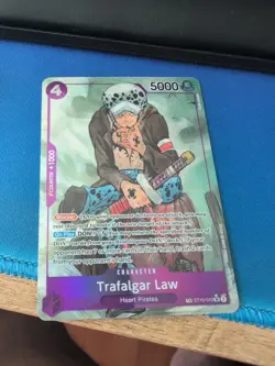 Trafalgar Law ST10-010 Treasure Rare TR Alternate Art One Piece Card English - Image 1