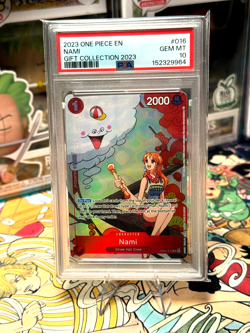 Nami OP01-016 - One Piece 2023 Gift Collection - PSA 10 - Image 1