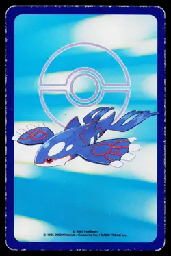 Spheal 3 of Hearts Kyogre Deck Playing Card Heavily Played - Image 2