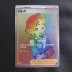 Beauty Secret 194/185 SWSH04: Vivid Voltage Holo Card NM Rainbow - Image 1