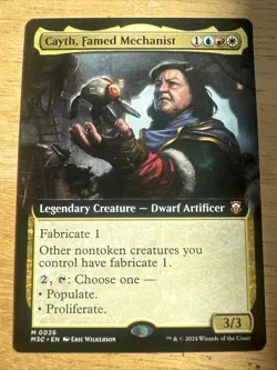 MTG. Cayth, Famed Mechanist. Borderless. Modern Horizons 3. Pack Fresh - Image 1
