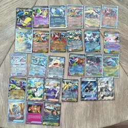 Pokemon TCG Foil Card Lot Mega Sharpedo EX, Mega Gardevoir EX, Trainer - 27 - Image 1