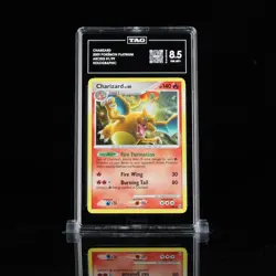 Charizard Platinum Arceus 1/99 TAG Grade 8.5 Holo Pokemon Card - Image 1
