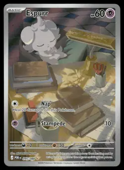 Pokemon Cards Espurr 095/088 Perfect Order Holo Illustration Rare NM - Image 1