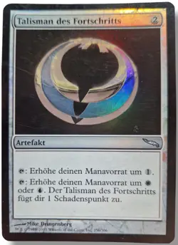 ⚡Magic MTG Talisman des Fortschritts foil Uncommon Deutsch near mint commander⚡ - Image 1