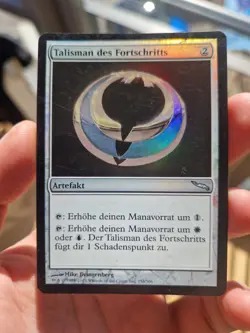 ⚡Magic MTG Talisman des Fortschritts foil Uncommon Deutsch near mint commander⚡ - Image 2
