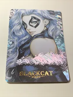 Black Cat Felicia Hardy 14 Goddess Anime Waifu Holo Art Card ACG Carddass Girl - Image 1