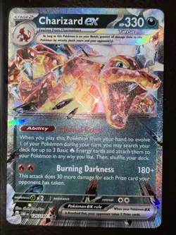 Charizard ex 125/197 Sv03: Obsidian Flames Double Rare Holo Pokemon Card - Image 1