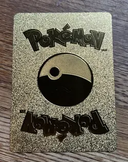 Eternatus Vmax Gold Foil Fan Art Textured Collector Pokemon Card TG22/TG30 HP340 - Image 2