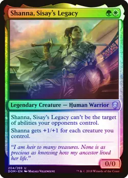 Shanna, Sisay's Legacy FOIL Dominaria NM White Green Uncommon CARD ABUGames - Image 1