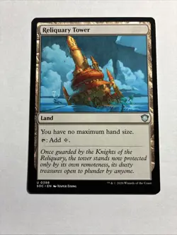 Reliquary Tower - Commander: Secrets of Strixhaven MTG Plus Bonus Card!!! - Image 1