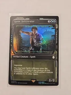 Synth Infiltrator (Showcase) - Fallout - LP - Rare - Creature - Image 1