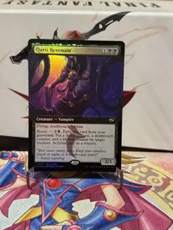MTG - Qarsi Revenant Foil Extended Art Buy-a-Box Promo Tarkir Dragonstorm - NM - Image 1