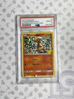 2021 Pokemon CHARMANDER Holo McDonald's Collection #9 PSA 10 Gem Mint - Image 1