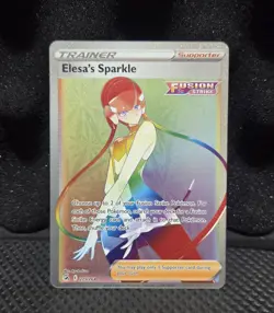 Pokemon: Elesa's Sparkle 275/264 Fusion Strike Secret Rare Rainbow - Image 1