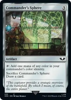 Commander's Sphere NM #233 Universes Beyond: 40k MTG - Image 1