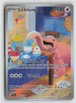 Lickitung 180/162 Illustration Rare Temporal Forces Pokemon NM - Image 1