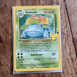 Pokemon Celebrations Venusaur 15/102 Holo 25th Anniversary - Image 1
