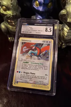 ✨2004 Pokemon EX Dragon e-League Salamence 19/97 Holo 2004 Winner CGC 8.5✨ - Image 4