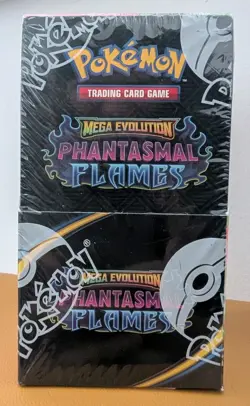 Pokemon TCG MegaEvolution Phantasmal Flames 18pk Half Booster Sealed/micro tear - Image 1