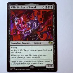 Magic The Gathering Mtg Vilis, Broker Of Blood Jumpstart 25 Near Mint Rare - Image 1