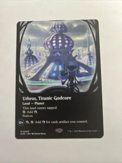Uthros, Titanic Godcore (Borderless) - Edge of Eternities MTG Plus Bonus Rare!!! - Image 1