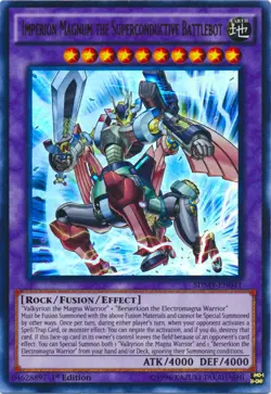 Yugioh! LP Imperion Magnum the Superconductive Battlebot - SDMY-EN041 - Ultra Ra - Image 1