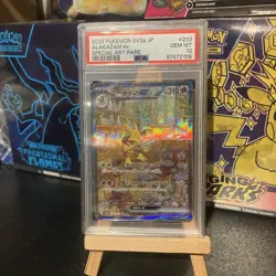 Pokemon Cards - PSA 10 Alakazam EX 203/165 - SV2a Japanese 151 SAR - GEM MT - Image 1
