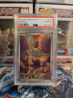 PSA 10 Phanphy 115/106 Sv8 Super Electric Breaker Holo Pokemon Card Japanese - Image 1