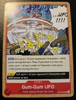 Gum-Gum UFO OP10-020 Uncommon Royal Blood One Piece Card Game - Image 1
