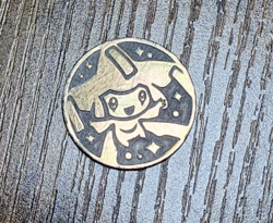 Jirachi Coin Pokemon Trading Card Game Coin Vintage - Image 3