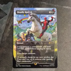 MTG: Secret Lair Marvel Deadpool - Deadly Rollick - Rare - NM 1754 - Image 1