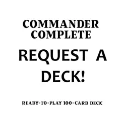 REQUEST A COMMANDER DECK *INFINITE POWER* ELITE Custom Magic MTG Built-to-Order - Image 1
