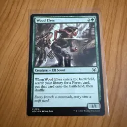 Wood Elves - N/M - March Of The Marchine Magic The Gathering MTG - Image 1