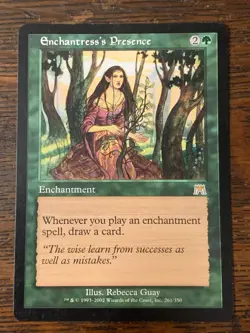 MtG - Enchantress's Presence - 261/350 - Onslaught - Enchantment - Rare - Image 1