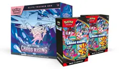 PRESALE Pokemon Chaos Rising Elite Trainer Box + 2x Booster Bundle Lot - Image 1