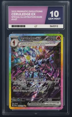 Ceruledge EX 147/131 Prismatic Evolutions SIR ACE 10 Pokemon TCG - Image 1