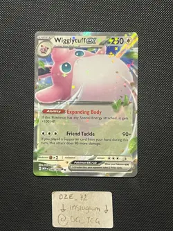 Pokemon ENGLISH - 151 - Wigglytuff Ex - 040/165 - Full Art - M/NM - Image 1