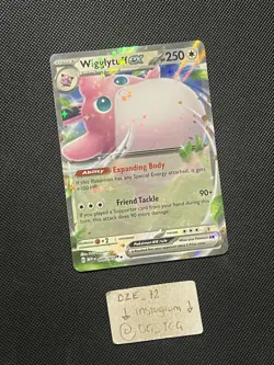 Pokemon ENGLISH - 151 - Wigglytuff Ex - 040/165 - Full Art - M/NM - Image 3