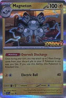 Magneton 153 Holo P Scarlet & Violet Promo Pokemon NM - Image 1
