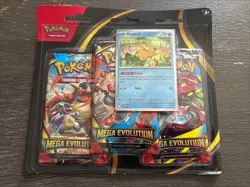 Pokemon Mega Evolution - Psyduck 3-Pack Booster Blister Factory Sealed - Image 1