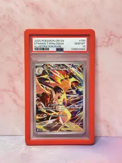 2025 Pokemon Ethan’s Typhlosion Illustration Rare 190/182 PSA 10 - Image 1